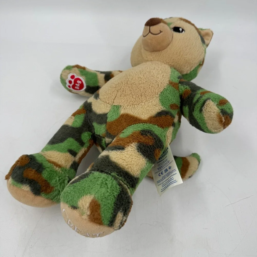 Build A Bear Workshop Camouflage Stuffed Animal 16